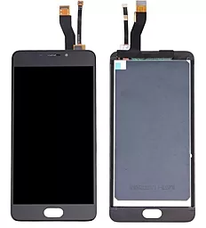 Дисплей Meizu M5 Note (M621) з тачскріном, оригінал, Black - фото Дисплей Meizu M5 Note (M621) з тачскріном, оригінал, Black