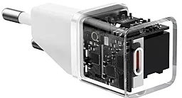 Сетевое зарядное устройство Baseus Fast Charger GaN5 20W USB-C White (CCGN050102) - миниатюра 4