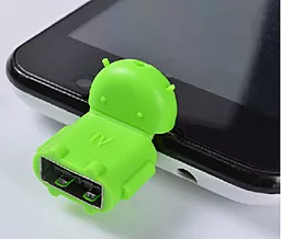 OTG-переходник Siyoteam Android Robot USB - Micro USB (цвет на выбор) - миниатюра 3
