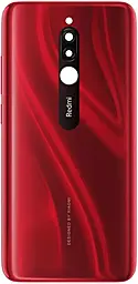 Задняя крышка корпуса Xiaomi Redmi 8 со стеклом камеры Original Ruby Red - фото Задняя крышка корпуса Xiaomi Redmi 8 со стеклом камеры Original Ruby Red