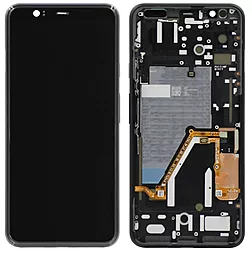 Дисплей Google Pixel 4 XL с тачскрином и рамкой, оригинал, Black