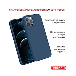 Чехол Intaleo SoftShell для Apple iPhone 12/12 Pro Royal Blue (1283126507120) - миниатюра 3