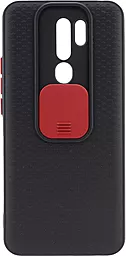 Чохол Epik Camshield mate Xiaomi Redmi 9 Black/Red - мініатюра 3