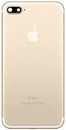 Задняя крышка корпуса Apple iPhone 7 Plus со стеклом камеры Original Gold - фото Задняя крышка корпуса Apple iPhone 7 Plus со стеклом камеры Original Gold
