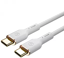 USB PD Кабель WIWU YQ02 100w 5a 1.2m USB Type-C - Type-C cable white