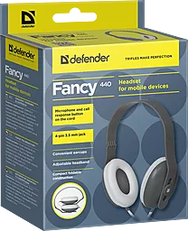 Навушники Defender Fancy 440 Grey (63440) - мініатюра 4