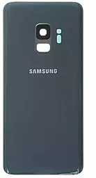 Задняя крышка корпуса Samsung Galaxy S9 G960 со стеклом камеры Titanium Gray - фото Задняя крышка корпуса Samsung Galaxy S9 G960 со стеклом камеры Titanium Gray