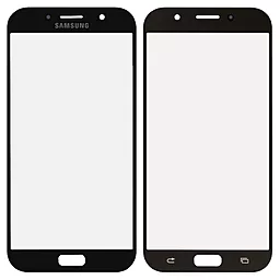 Корпусне скло дисплея Samsung Galaxy A7 A720F 2017 Black