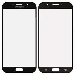 Корпусне скло дисплея Samsung Galaxy A7 A720F 2017 Black - фото Корпусне скло дисплея Samsung Galaxy A7 A720F 2017 Black