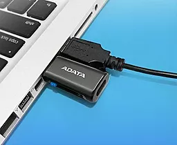 Кардридер ADATA microSD OTG microUSB + USB 2.0 (AOTGMRBK) - миниатюра 7