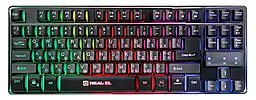 Клавиатура REAL-EL 8710 Gaming TKL Backlit Black