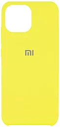 Чехол Epik Silicone Cover (AAA) Xiaomi Mi 11 Bright Yellow