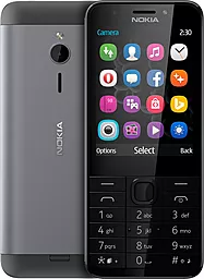 Мобильный телефон Nokia 230 Dual Sim (A00026971) Dark Silver - фото Мобильный телефон Nokia 230 Dual Sim (A00026971) Dark Silver
