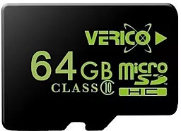 Карта памяти Verico 64GB MicroSDXC Class 10 (VFE3-64G-V2E)