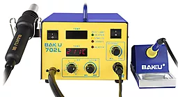 Паяльная станция компрессорная, двухканальная Baku BK-702L (фен, паяльник, 350 Вт) - фото Паяльная станция компрессорная, двухканальная Baku BK-702L (фен, паяльник, 350 Вт)