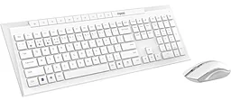 Комплект (клавіатура+мишка) Rapoo 8210M  White