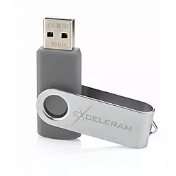 Флешка Exceleram 8GB P1 Series USB 2.0 (EXP1U2SIG08) Gray - мініатюра 2