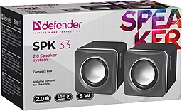 Колонки акустические Defender SPK-33  Grey (65632) - миниатюра 2