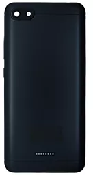 Задняя крышка корпуса Xiaomi Redmi 6A 2SIM со стеклом камеры Black