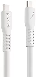 Кабель Proove Eternal USB Type-C - Type-C 60w 3a 1м PD cable White - фото Кабель Proove Eternal USB Type-C - Type-C 60w 3a 1м PD cable White