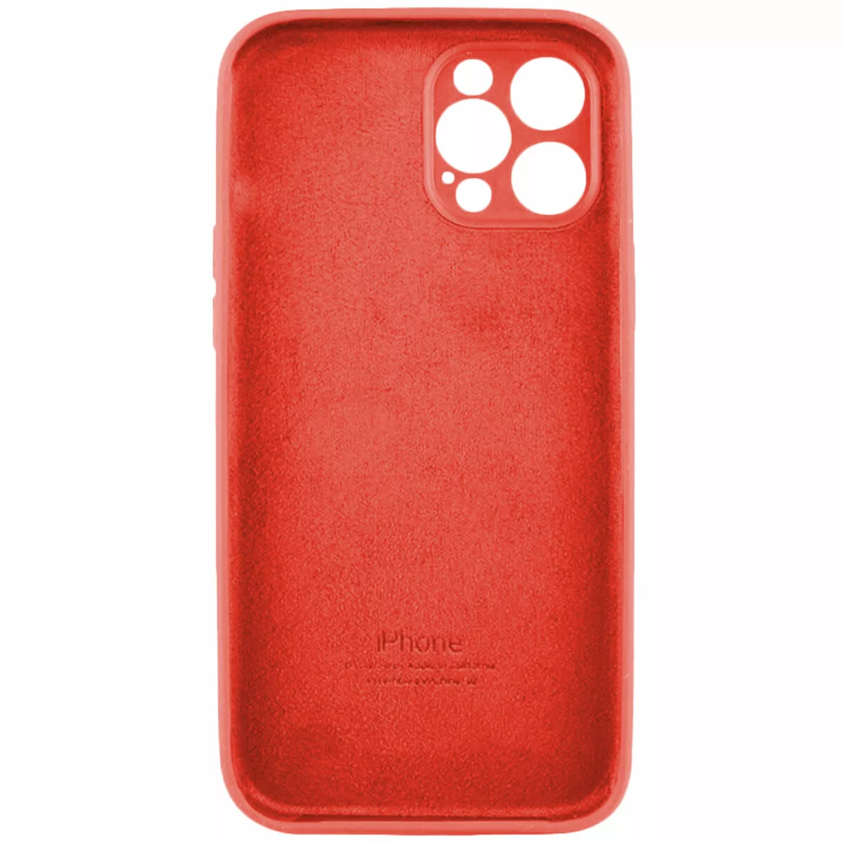 Чохол Silicone Case Full Camera Protective для Apple iPhone 12 Pro Peach - фото 2