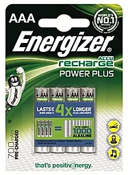 Аккумулятор Energizer AAA/HR03 Recharge Power Plus LSD (700 mAh) 4шт