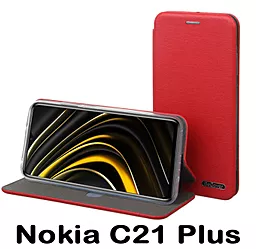 Чехол BeCover Exclusive для Nokia C21 Plus Burgundy Red (707918)