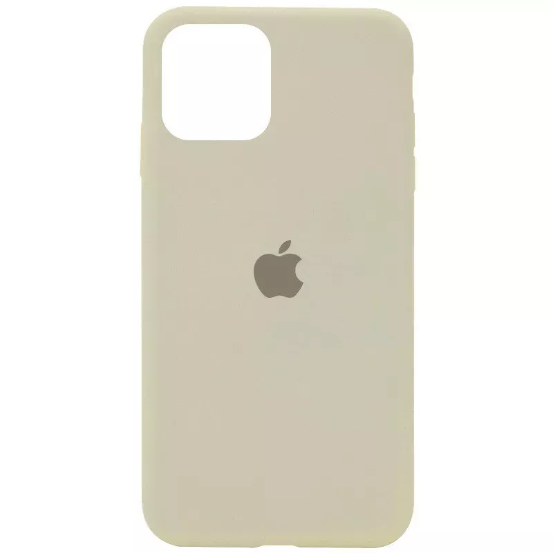 Чехол Silicone Case Full для Apple iPhone 11 Antique White - фото 1