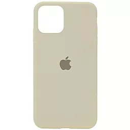 Чехол Silicone Case Full for Apple iPhone 11 Antique White
