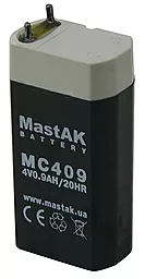 Аккумуляторная батарея MastAK 4V 0.9Ah (MC409) - миниатюра 2