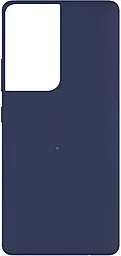 Чехол Epik Silicone Cover Full without Logo (A) Samsung G998 Galaxy S21 Ultra Midnight Blue