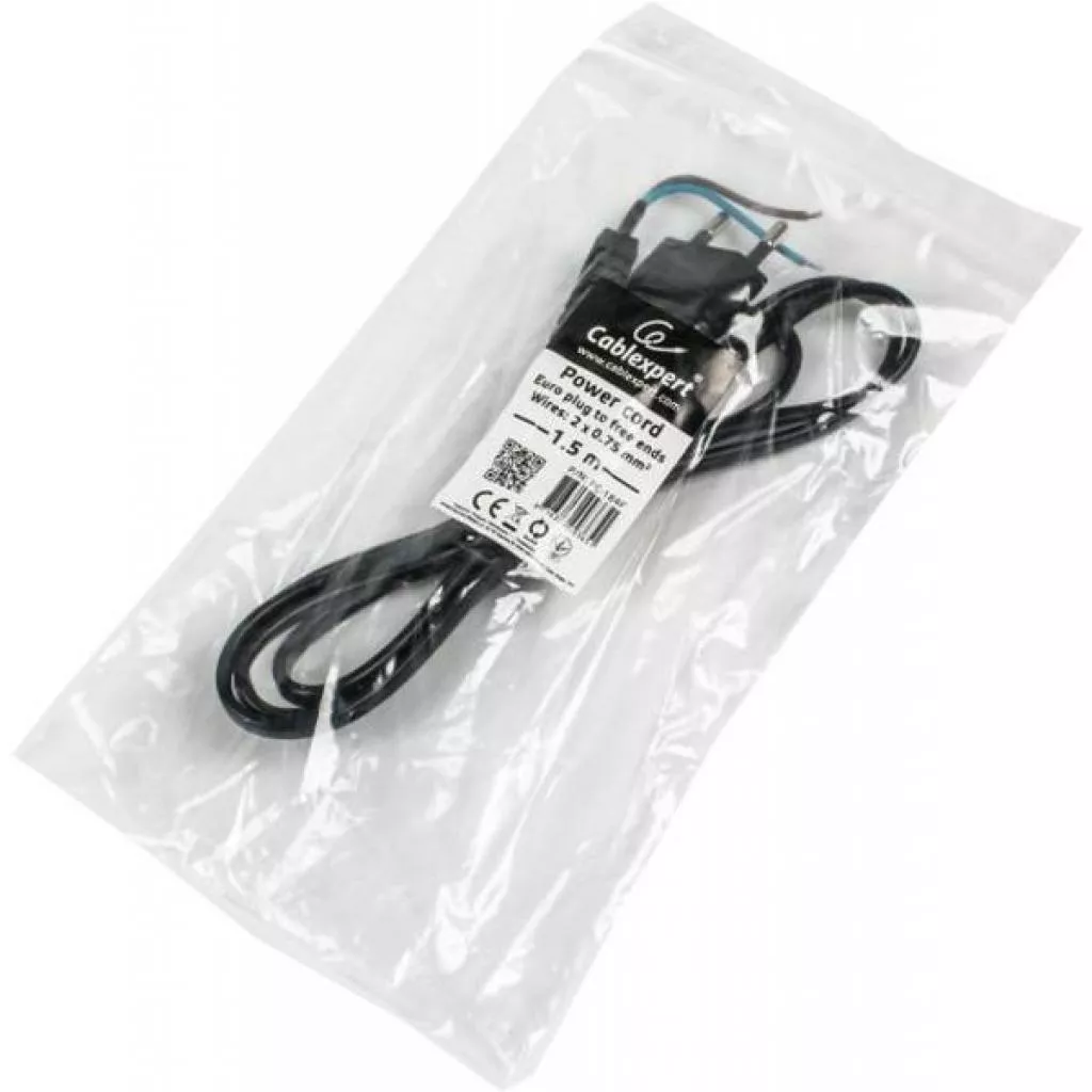 Кабель живлення Cablexpert PC-184F 1.5m Black - фото 2