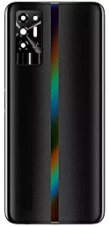 Задняя крышка корпуса Tecno Pova 2 со стеклом камеры Dazzle Black
