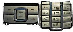 Клавіатура Nokia 6280 Silver