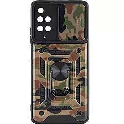Чехол Epik Camshield Serge Ring Camo для Xiaomi Redmi 10 Army Brown - миниатюра 2