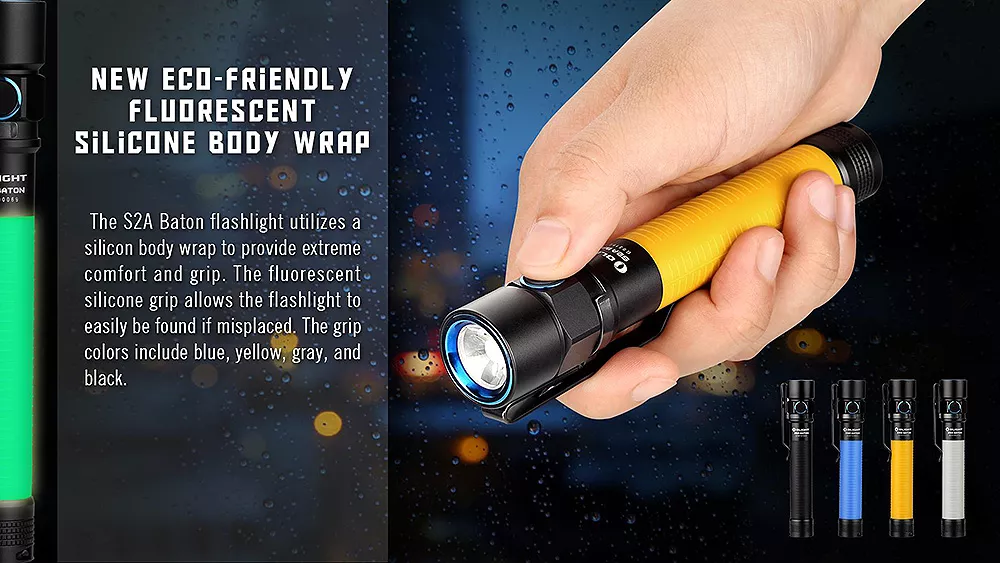 Ліхтарик Olight S2A Baton Gold - фото 15