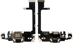 Нижній шлейф Apple iPhone 11 Pro з роз'ємом зарядки, мікрофоном Original - знятий з телефону Matte Space Gray - фото Нижній шлейф Apple iPhone 11 Pro з роз'ємом зарядки, мікрофоном Original - знятий з телефону Matte Space Gray