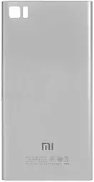 Задняя крышка корпуса Xiaomi Mi3, Original Gray - фото Задняя крышка корпуса Xiaomi Mi3, Original Gray