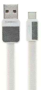 Кабель Remax RC-044a Platinum USB-A - Type-C 12w 2.4a 0.8м cable White - фото 1