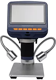 Мікроскоп Andonstar AD106S, USB/с дисплеем, 2,0 Мп, верхняя подсветка, плавная регулировка кратности, до 220Х - мініатюра 3