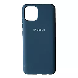 Чохол 1TOUCH Silicone Case Full для Samsung Galaxy A03 2021  Navy Blue
