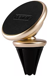 Держатель магнитный Remax Air Vent Metal Holder RM-C28 Gold - фото Держатель магнитный Remax Air Vent Metal Holder RM-C28 Gold