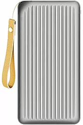 Повербанк Rock Space Evo 10000 mAh Silver - фото Повербанк Rock Space Evo 10000 mAh Silver