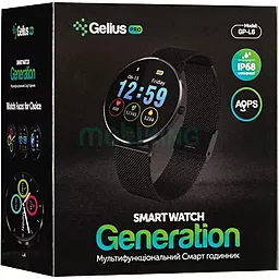Смарт-часы Gelius Pro GP-L6 (GENERATION) Milani Strap Black - миниатюра 6