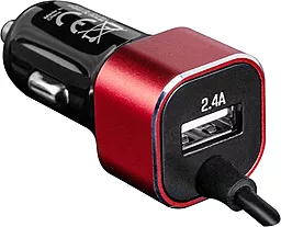 Автомобильное зарядное устройство Modecom CU2K-09 2.4a USB-A car charger + USB-C cable black (ZT-MC-CU2K-09-TC) - фото Автомобильное зарядное устройство Modecom CU2K-09 2.4a USB-A car charger + USB-C cable black (ZT-MC-CU2K-09-TC)