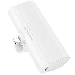 Повербанк Borofone BJ35 Pocket 5000 mAh Lightning White