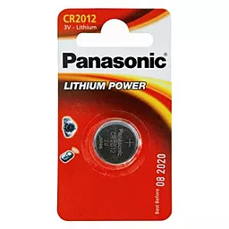 Батарейки Panasonic CR2012 (CR-2012EL/1B) 1шт