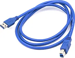 Кабель (шлейф) EasyLife USB 3.0 AM/BM 1.5м синий - фото Кабель (шлейф) EasyLife USB 3.0 AM/BM 1.5м синий