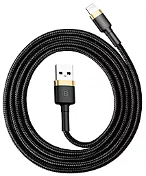 USB Кабель Baseus Kevlar 2M Lightning Cable Black/Gold (CALKLF-CV1) - мініатюра 4