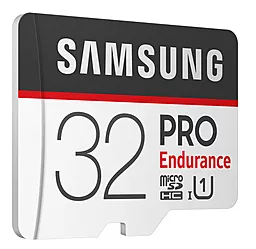 Карта памяти Samsung microSDHC 32GB Pro Endurance Class 10 UHS-I U1 + SD-адаптер (MB-MJ32GA/RU) - миниатюра 5